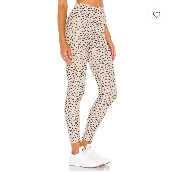 Beach Riot Ayla taupe spot leggings, sz L - Picture 7 of 13